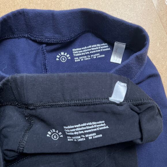 Primary Girl Set Navy Blue/Black leggings Size 5 - Picture 2 of 6